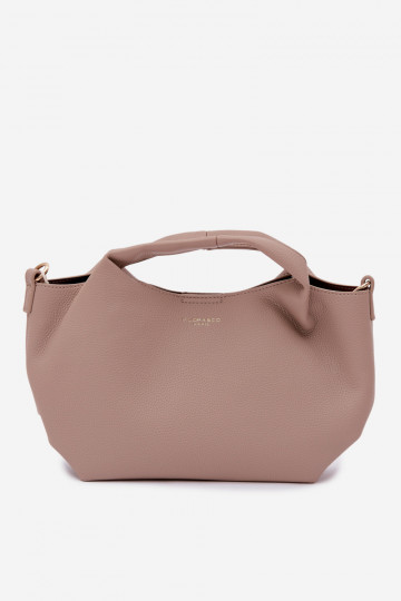 Borsa in pelle sintetica di colore avorio Corisse