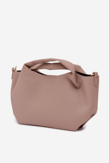 Borsa in pelle sintetica di colore avorio Corisse 2