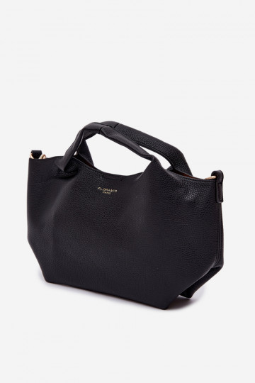 Borsa in pelle sintetica di colore nero Corisse 2