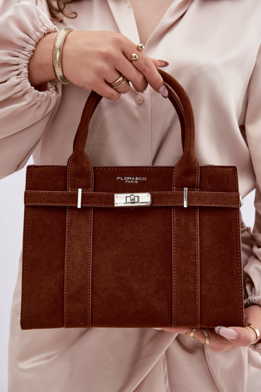 Palmare Typu TroncoImitacji dalla pelle scamosciatau colore marrone Noressa