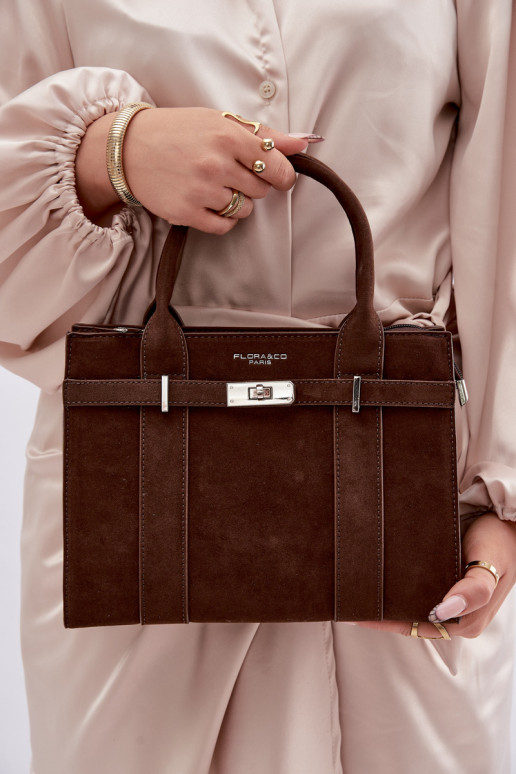 Palmare Typu TroncoImitacji dalla pelle scamosciatau CzekoladoAa Noressa