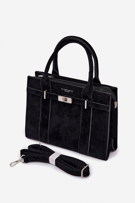 Palmare Typu TroncoImitacji dalla pelle scamosciatau nero Noressa