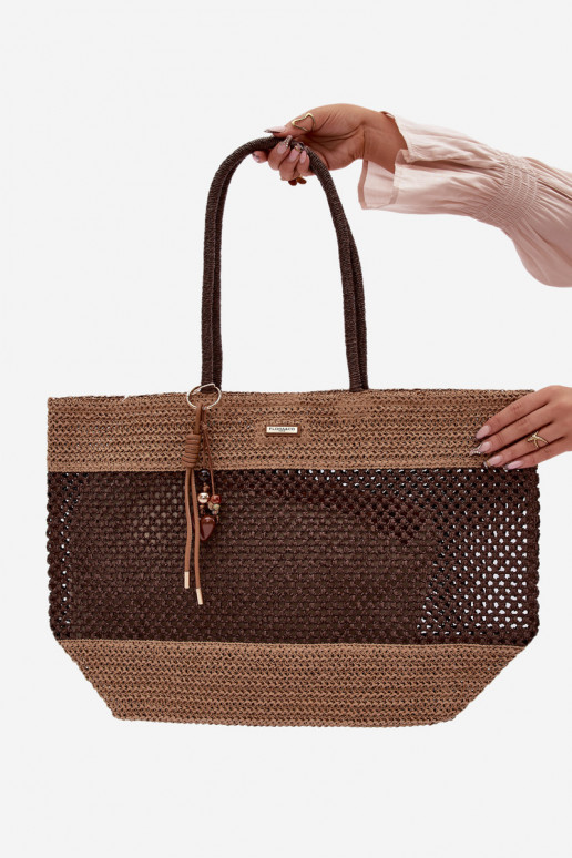 Intrecciato Borsetta/borsa Acquirente GrandeBrelokiem Deverrone Lucette