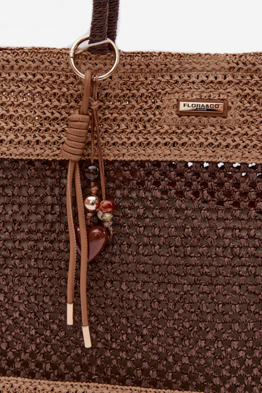 Intrecciato Borsetta/borsa Acquirente GrandeBrelokiem Deverrone Lucette