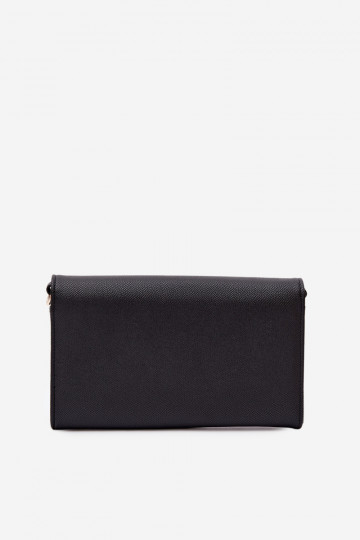 Borsa a busta due in uno con nastri decorativi nera Pauline 2