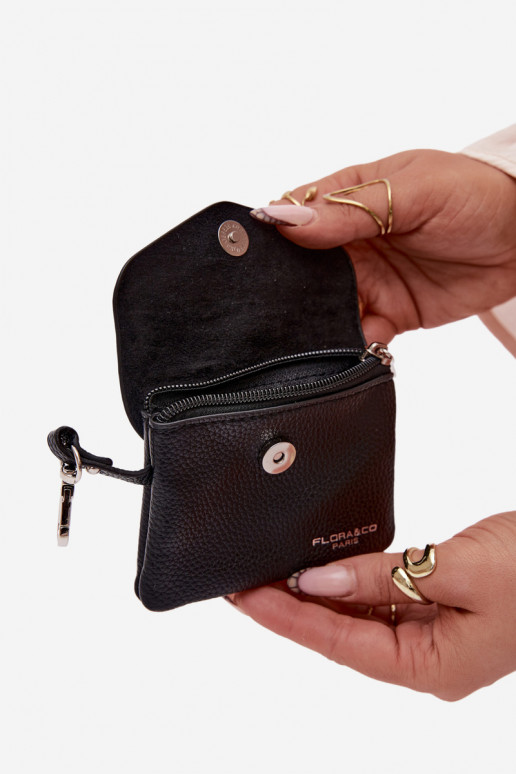 Portmonetka Femminile in ecopelle nero Calienne