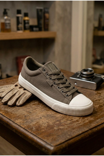 Scarpe basse da uomo grigie 2