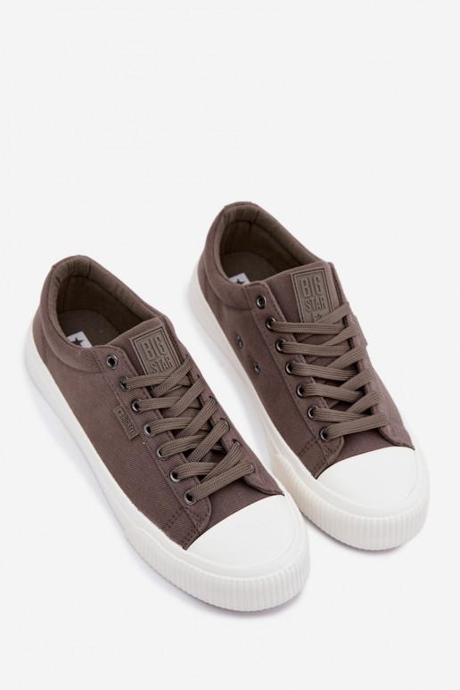 Scarpe basse da uomo grigie