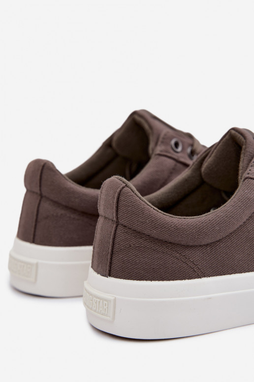 Scarpe basse da uomo grigie