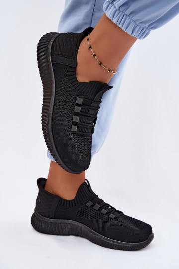  Un modello convincente scarpe da ginnastica Femminile colore nero Olive