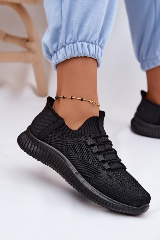  Un modello convincente scarpe da ginnastica Femminile colore nero Olive