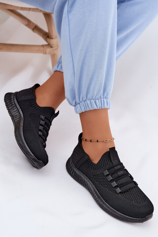  Un modello convincente scarpe da ginnastica Femminile colore nero Olive