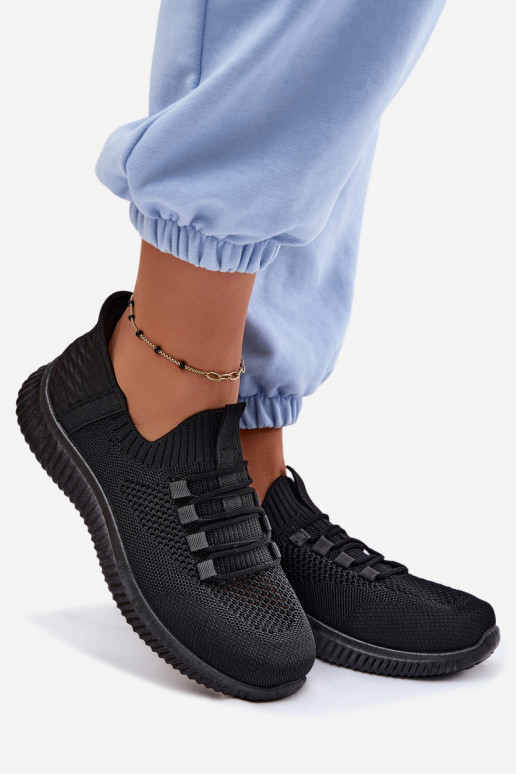  Un modello convincente scarpe da ginnastica Femminile colore nero Olive