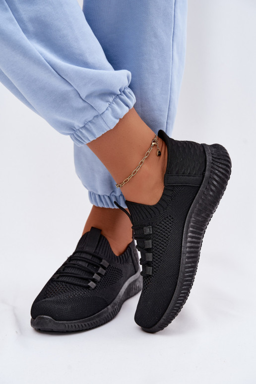  Un modello convincente scarpe da ginnastica Femminile colore nero Olive