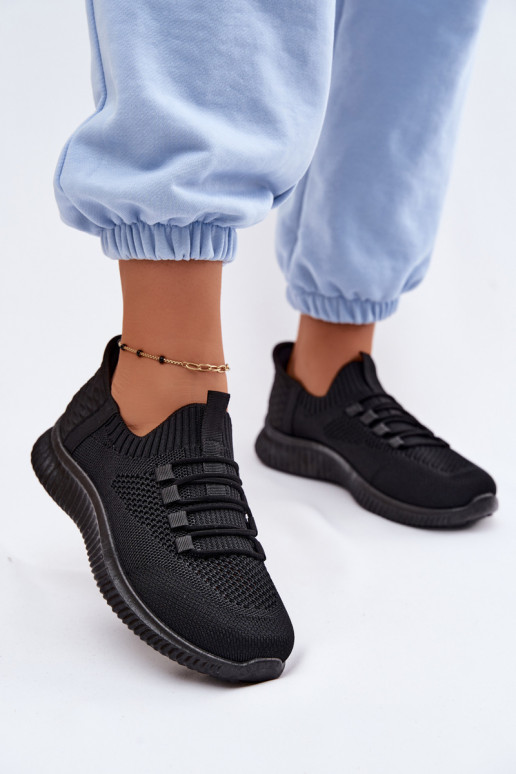  Un modello convincente scarpe da ginnastica Femminile colore nero Olive