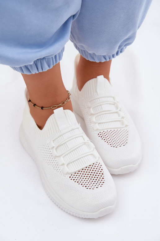  Un modello convincente scarpe da ginnastica Femminile Colore bianco Olive