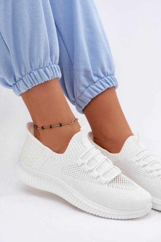  Un modello convincente scarpe da ginnastica Femminile Colore bianco Olive