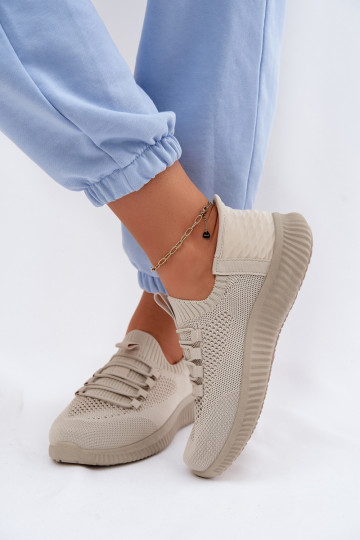 Sneakers color sabbia slip-on Olive