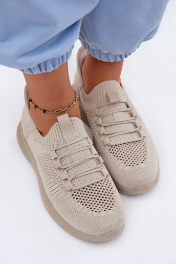  Un modello convincente scarpe da ginnastica Femminile beige Olive 2