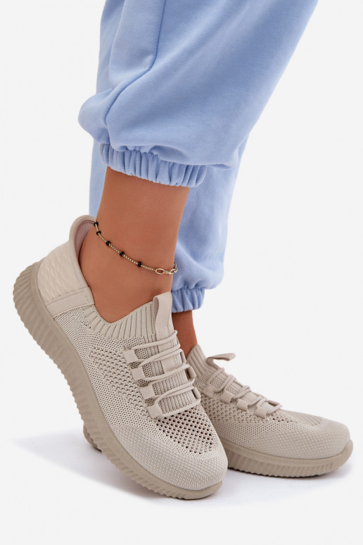  Un modello convincente scarpe da ginnastica Femminile beige Olive