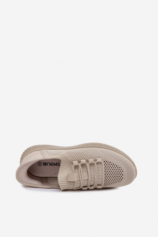  Un modello convincente scarpe da ginnastica Femminile beige Olive