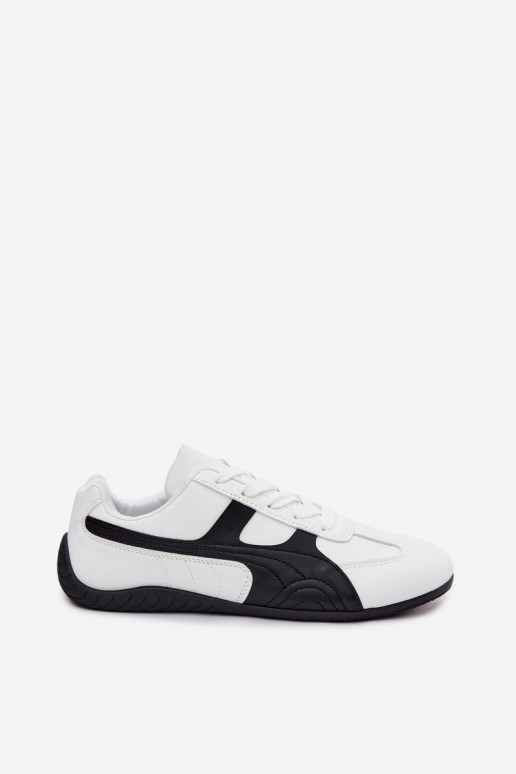 Scarpe bianche in stile sneaker per donne Tai