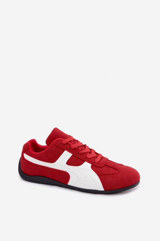 Scarpe modello sneakers Femminile colore rosso Deveple