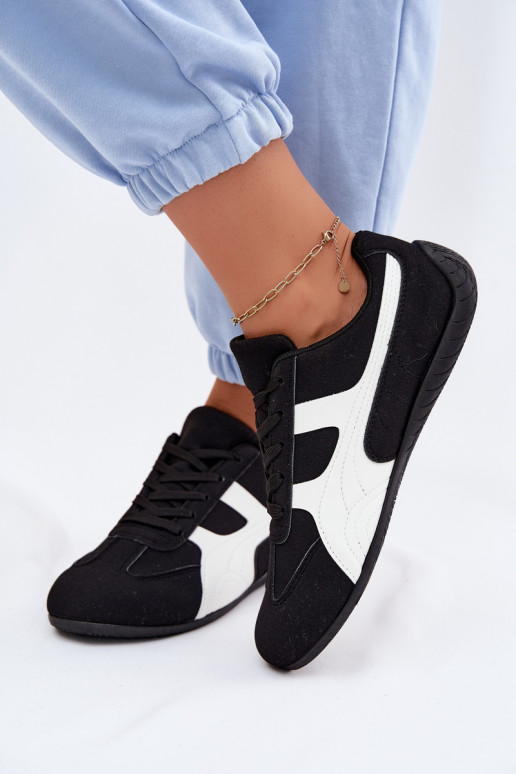 Scarpe nere in stile sneaker per donne Tai