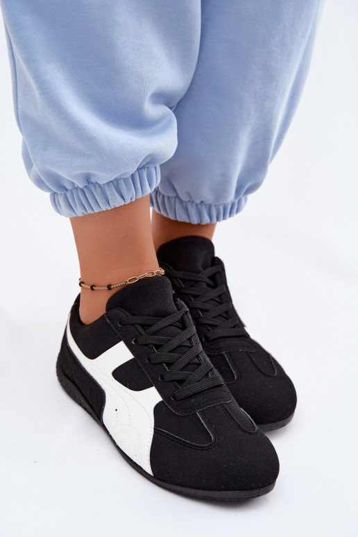 Scarpe nere in stile sneaker per donne Tai