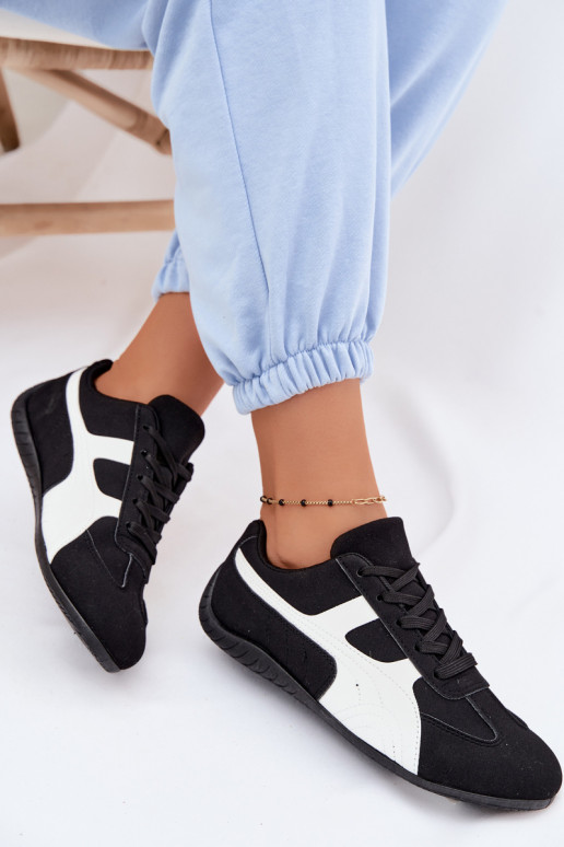 Scarpe nere in stile sneaker per donne Tai