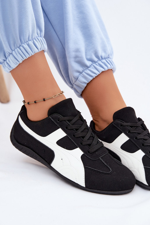 Scarpe nere in stile sneaker per donne Tai