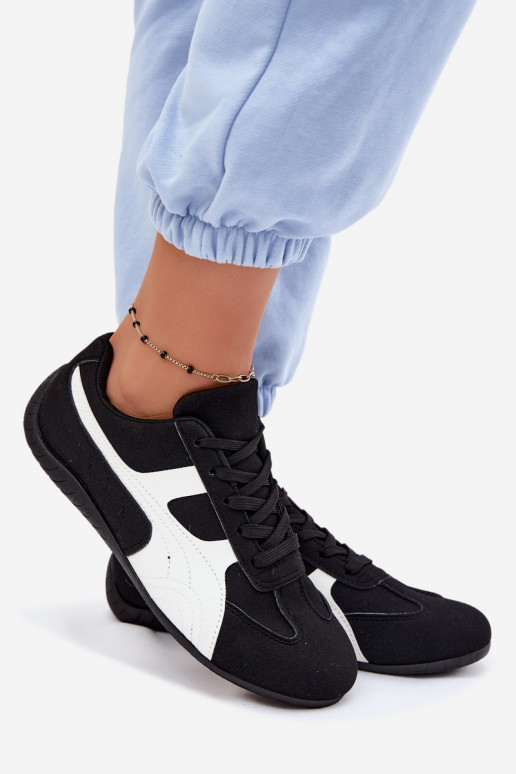 Scarpe nere in stile sneaker per donne Tai