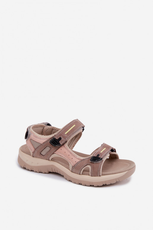Sandali sportivi da donna McKeylor 95414 sabbia-rosa