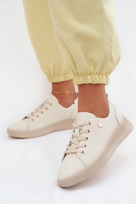 Pelle scarpe Femminile Vinceza 41508 colore avorio