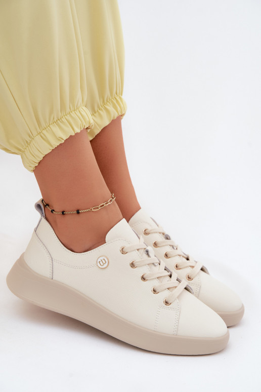Scarpe in pelle Vinceza 41508 avorio