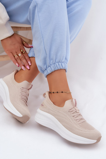  scarpe da ginnastica Scarpe modello sneakers Femminile Un modello convincente Kobbo 102425 beige