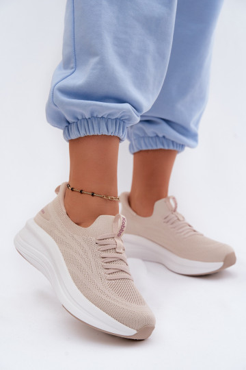  scarpe da ginnastica Scarpe modello sneakers Femminile Un modello convincente Kobbo 102425 beige 2