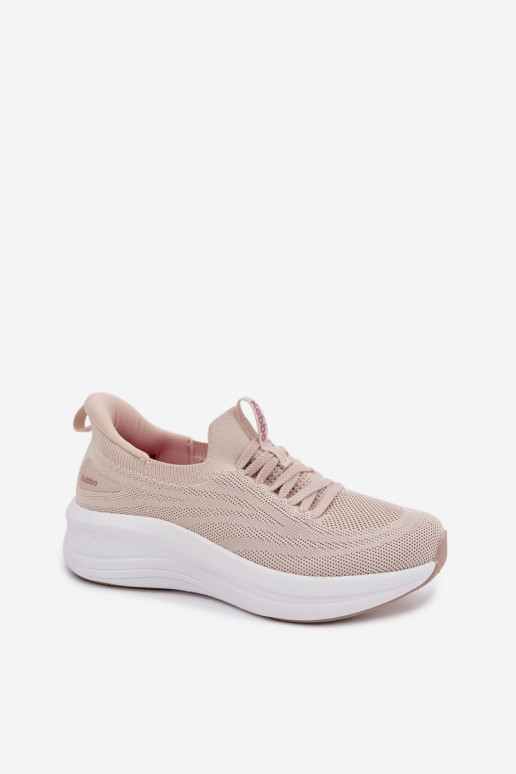  scarpe da ginnastica Scarpe modello sneakers Femminile Un modello convincente Kobbo 102425 beige