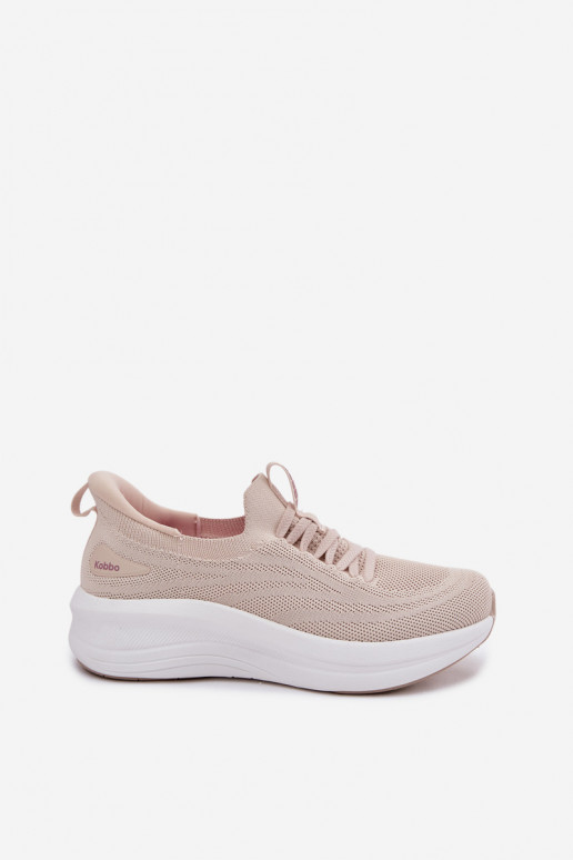 Scarpe sportive slip-on Kobbo 102425 sabbia