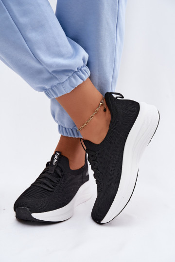 scarpe da ginnastica Scarpe modello sneakers Femminile Un modello convincente Kobbo 102425 colore nero