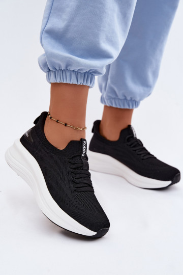  scarpe da ginnastica Scarpe modello sneakers Femminile Un modello convincente Kobbo 102425 colore nero 2