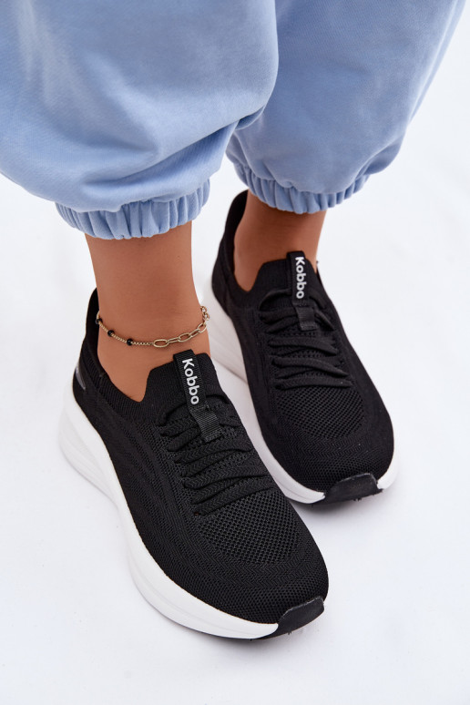 Scarpe sportive slip-on Kobbo 102425 nere