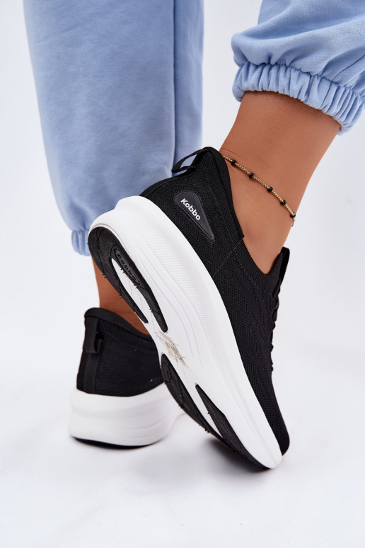Scarpe sportive slip-on Kobbo 102425 nere