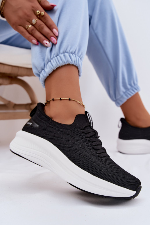  scarpe da ginnastica Scarpe modello sneakers Femminile Un modello convincente Kobbo 102425 colore nero