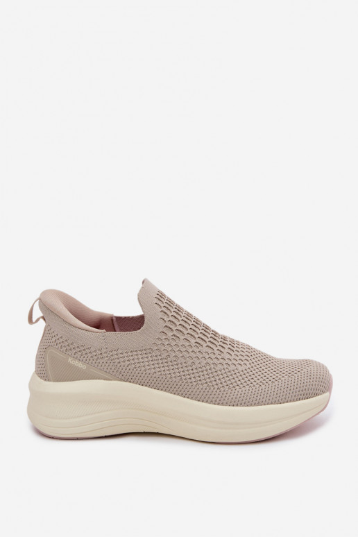 Scarpe sportive slip-on Kobbo 102424 sabbia