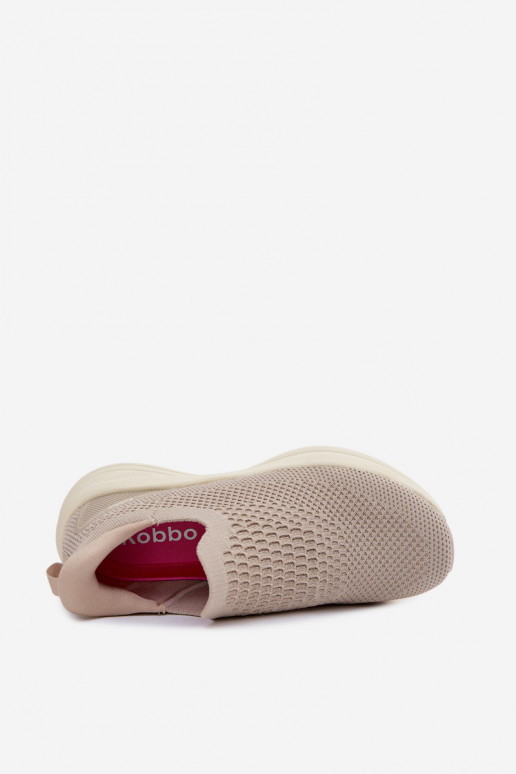 Scarpe sportive slip-on Kobbo 102424 sabbia