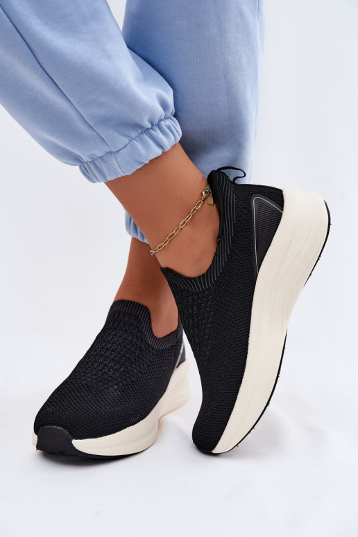 Scarpe sportive slip-on Kobbo 102424 nere