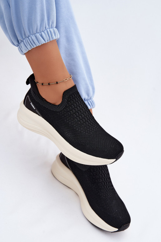 Scarpe sportive slip-on Kobbo 102424 nere