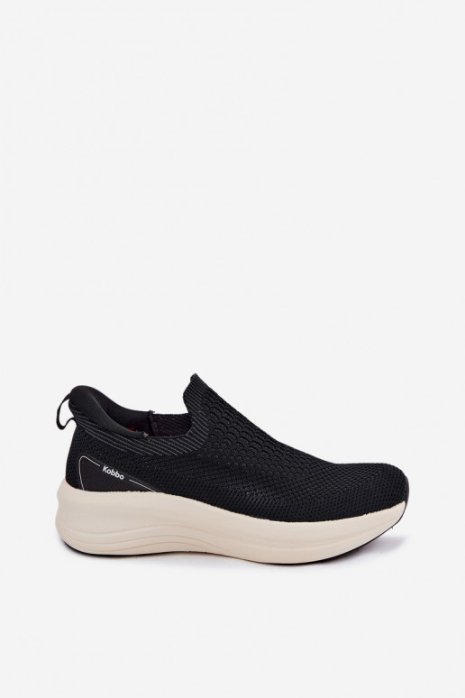 Scarpe sportive slip-on Kobbo 102424 nere