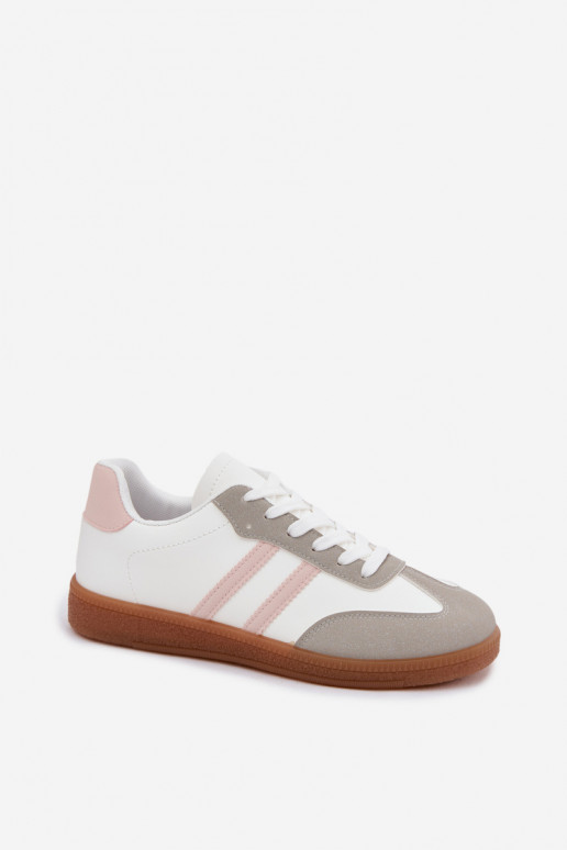 Sneakers bianchi e rosa Seabell